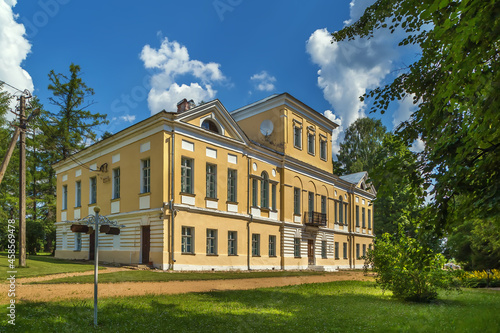 Building of the former estate of the Wolf in Bernovo, Russia