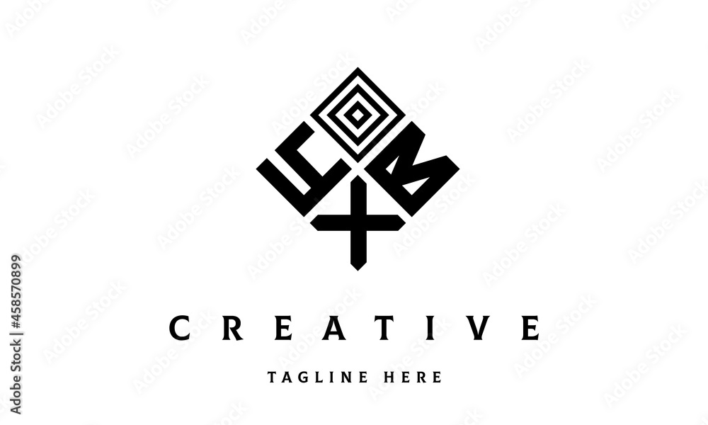 YBX rectangle three latter logo vector YBX rectangle three latter logo vector
