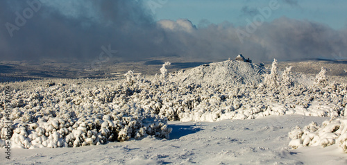Karkonosze Szrenica zimą. © Jacek