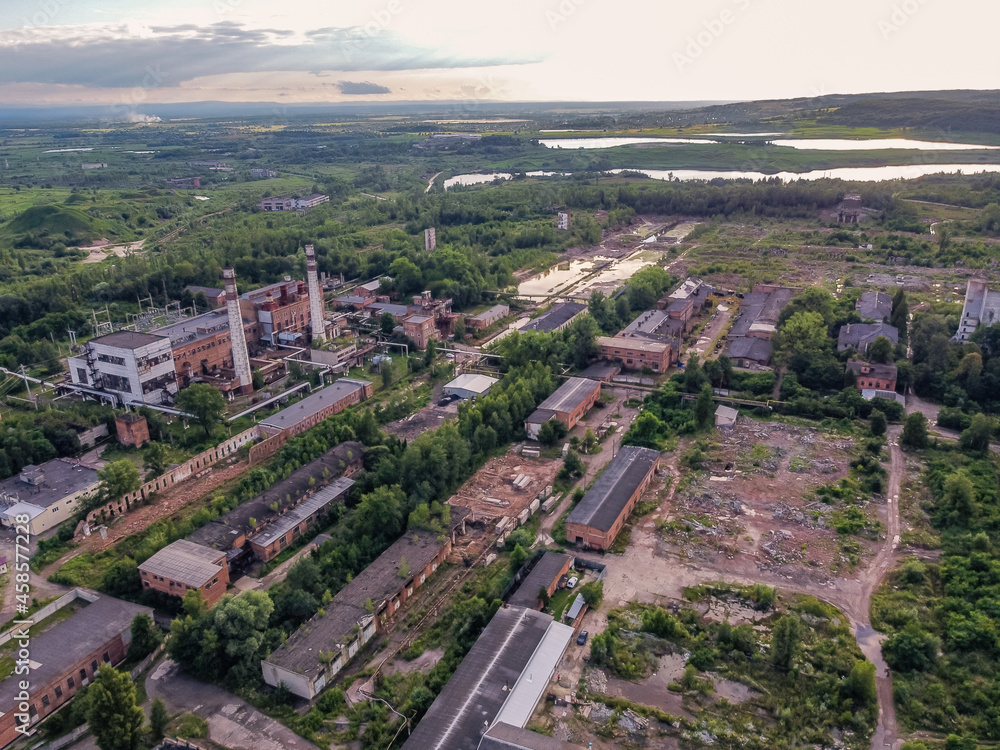 Abandoned factory in Ukraine Novyy Rozdil