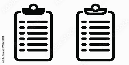 Icon list, roster, schedule, register, roll, catalog, scrol, bil, calendar, docket, nomenclature, beadroll, sked, catalogue. Vector icon. © KOSTA_UKRAINE