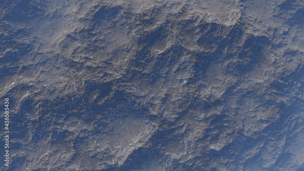Fototapeta premium abstract aerial view, abstract cosmic texture, top view of alien planet, texture of the exo planet, abstract texture 3d render