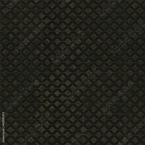 Black gray geometric stucco stone material floor tiles design