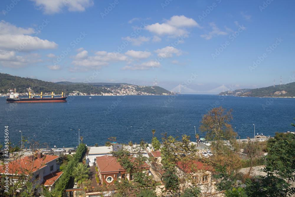 Time of scenery in Kusburnu Sariyer Istanbul, turkey