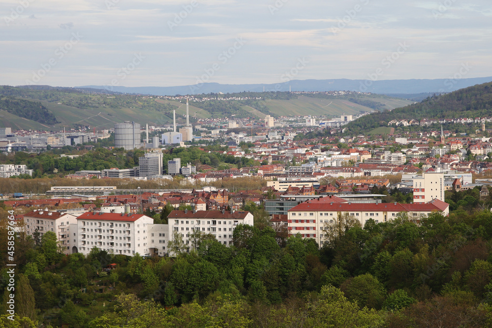 The view of Stuttgart from Killesberg park