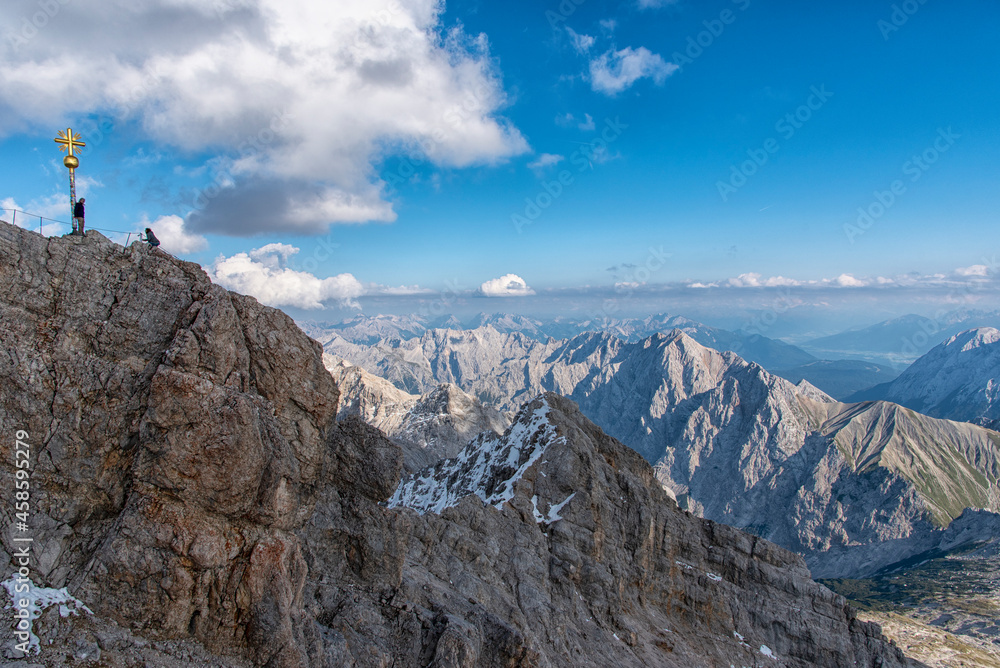 View from the Zugspitze - Germany's highest mountain