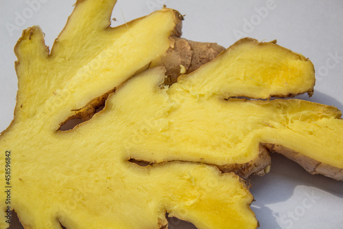 peeled ginger