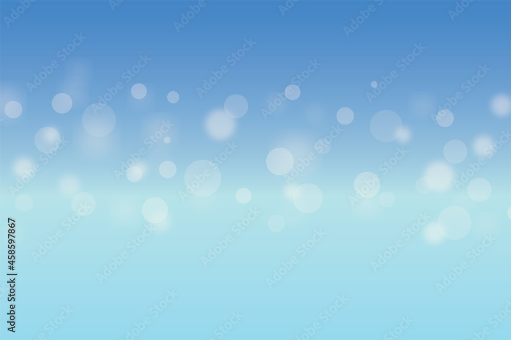 Blue bokeh background design vector graphics. abstract blue bokeh background design template, sky water bokeh background Blue bokeh background design vector graphics. abstract blue bokeh background design template, sky water bokeh background