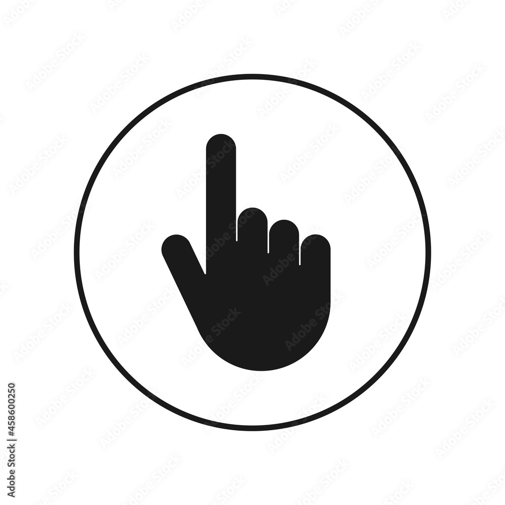 Computer mouse cursor pointer. Hand cursor icon. Web design. Computer mouse cursor pointer. Hand cursor icon. Web design.