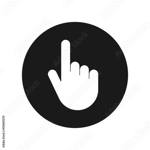 Computer mouse cursor pointer. Hand cursor icon. Web design.