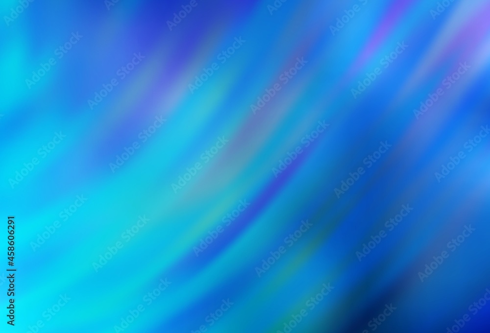 Obraz premium Light BLUE vector blurred bright pattern.