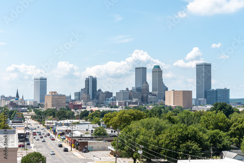 Downtown Tulsa Oklahoma Skyline Route 66