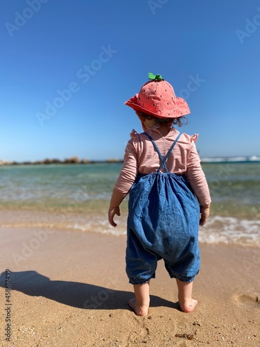 child on the beach