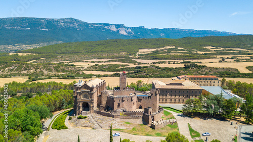 Javier castle is the most famous castle of the northern spain photo