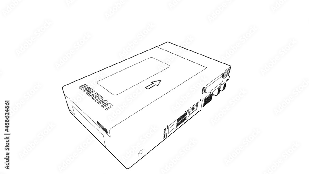 Obraz premium Old Nostalgic Music Player