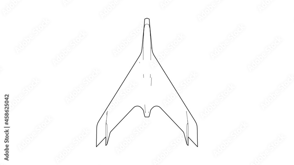 Hood Bird Ornament, Plane Hood Bird Ornament, Plane