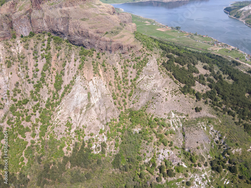 Aerial view of Studen Kladenets Reservoir, Bulgaria photo