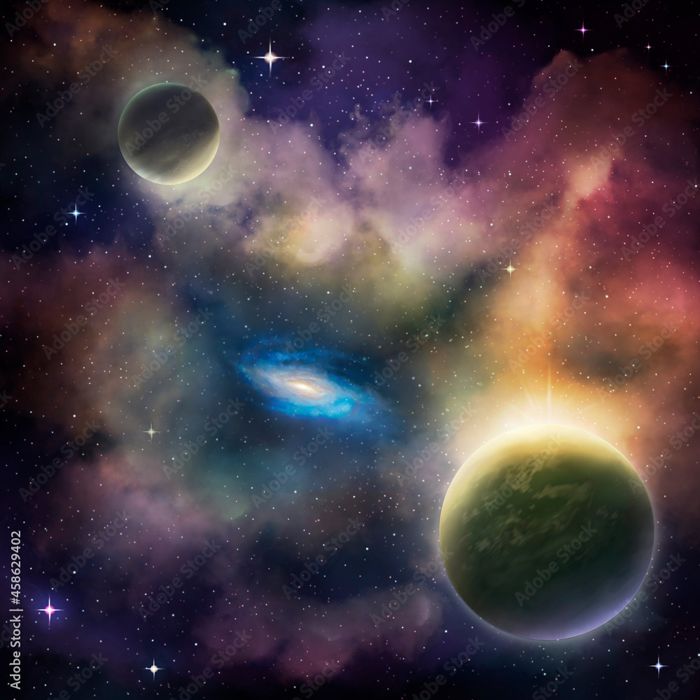 Obraz premium planet in space