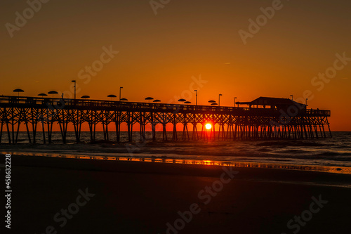 Garden City Pier at Sunrise