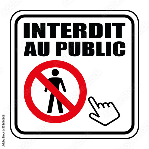 Logo interdit au public.