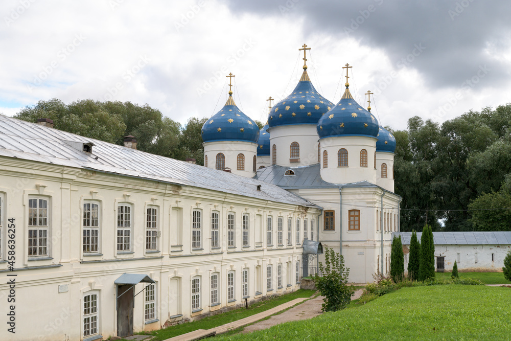 Cathedral of the Exaltation of the Holy Cross in the St George (Yuriev) Monastery. Veliky Novgorod