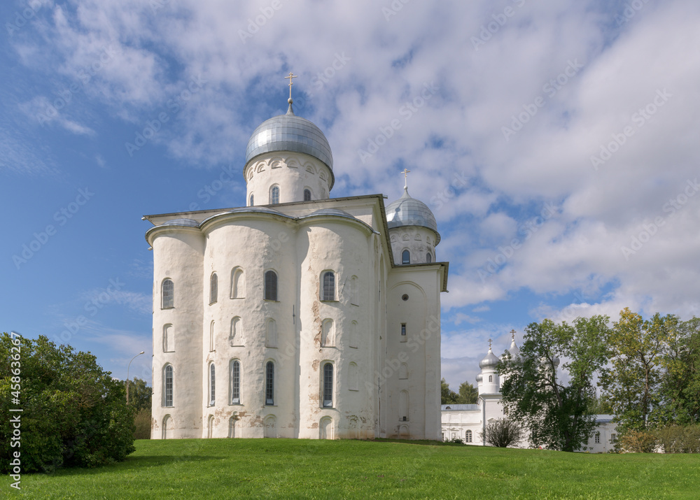 The St George Cathedral in the St George (Yuriev) Monastery. Veliky Novgorod The St George Cathedral in the St George (Yuriev) Monastery. Veliky Novgorod