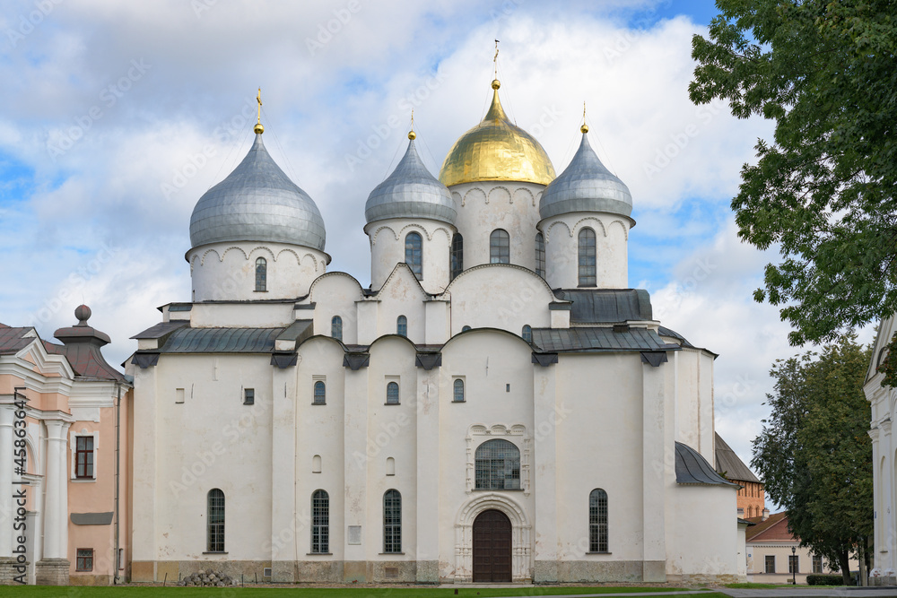 St. Sophia Cathedral in the Novgorod Kremlin. Veliky Novgorod