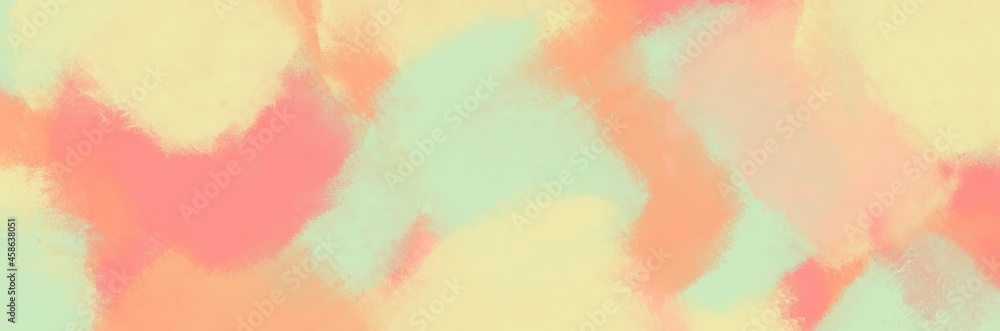 Abstract painting art with pastel multicolor paint brush for presentation, website background, banner, wall decoration, or t-shirt design.