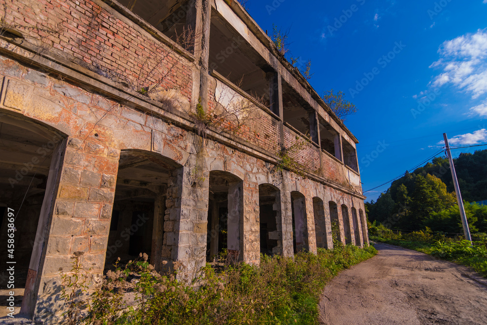 Bulgaria Abandoned Post apocalyptic Ruined Building  Public Building with No owner