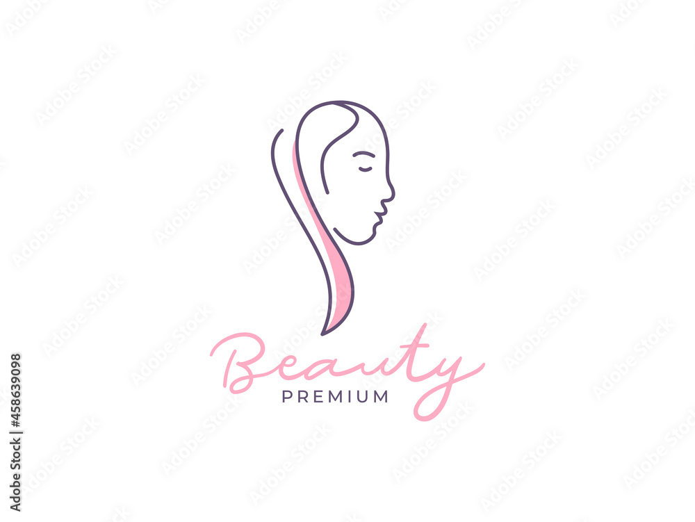 beauty illustrations logo design concept beauty illustrations logo design concept