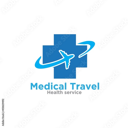 medical travel logo designs simple modern for health world service