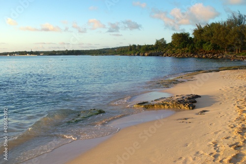 Wallpaper Mural Fine whit sand at Tachogna Beach, Tinian, Northern Mariana Islands Torontodigital.ca