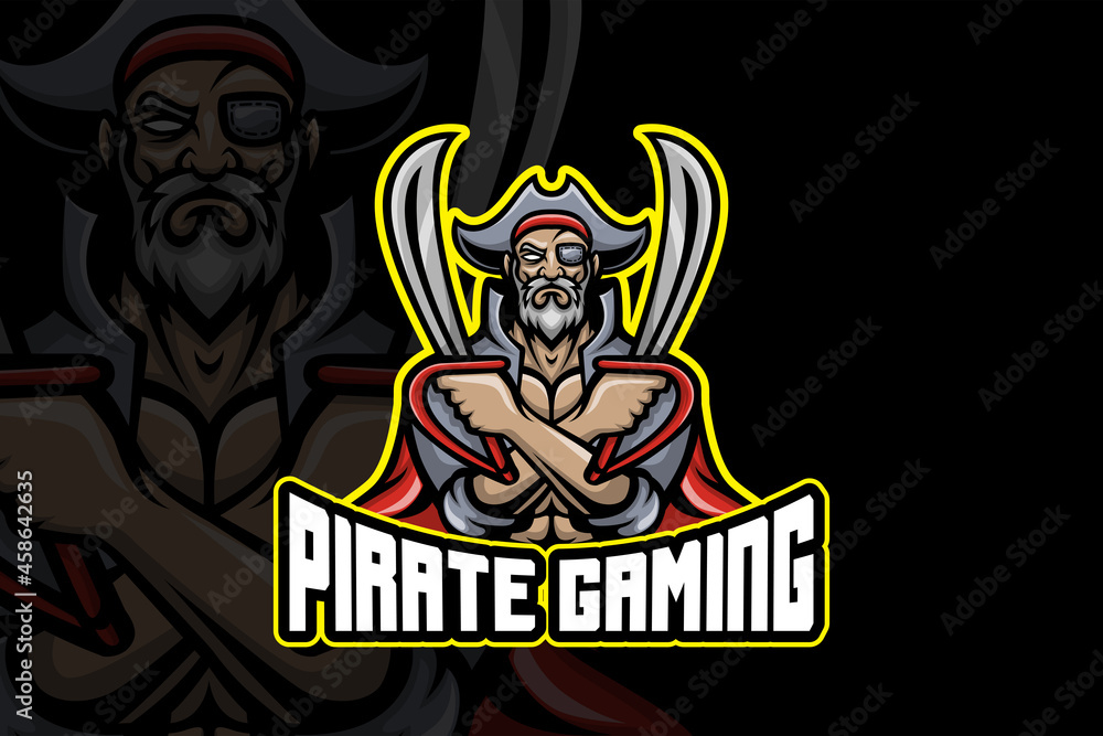 Pirate Gaming- Esport Logo Template