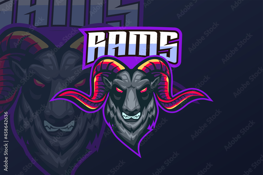 Rams - Esport Logo Template