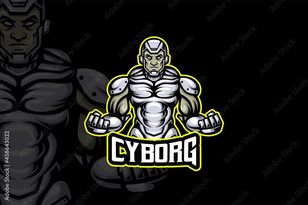 Cyborg- Esport Logo Template Cyborg- Esport Logo Template