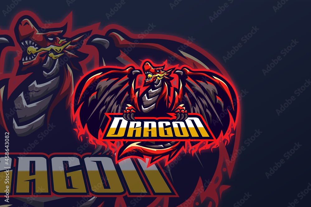 Dragon - Esport Logo Template