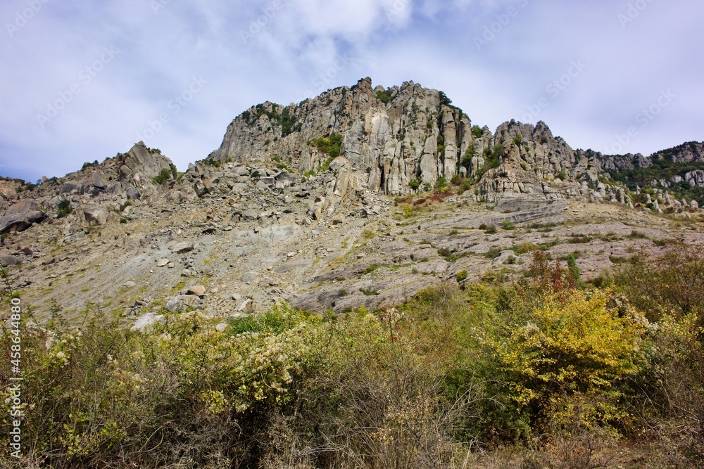Naklejka premium Demerdzhi Ghost Valley