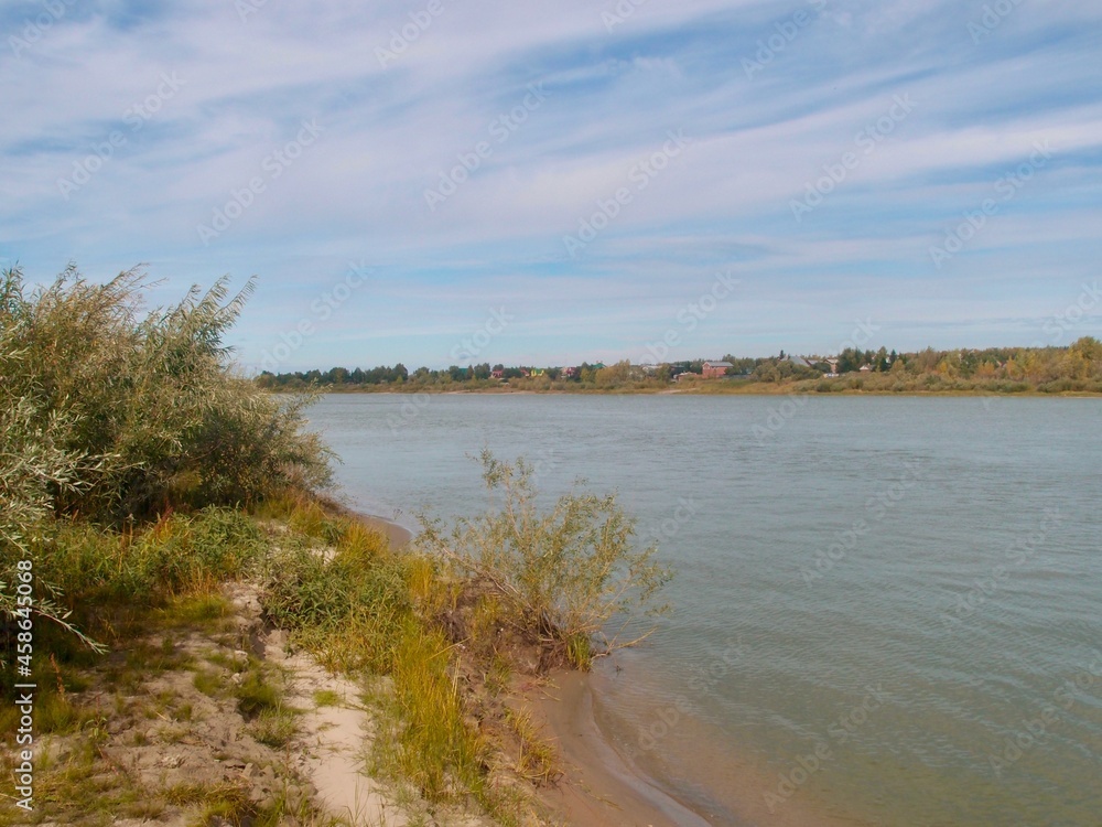 View of the Irtysh River in the Omsk Region
