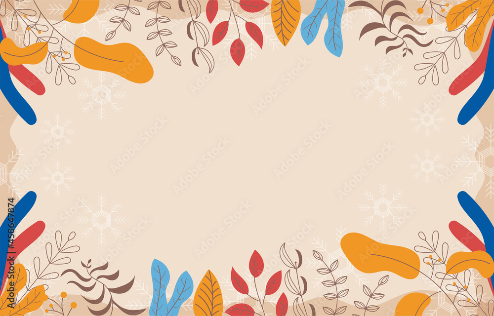 flower background with copy space
