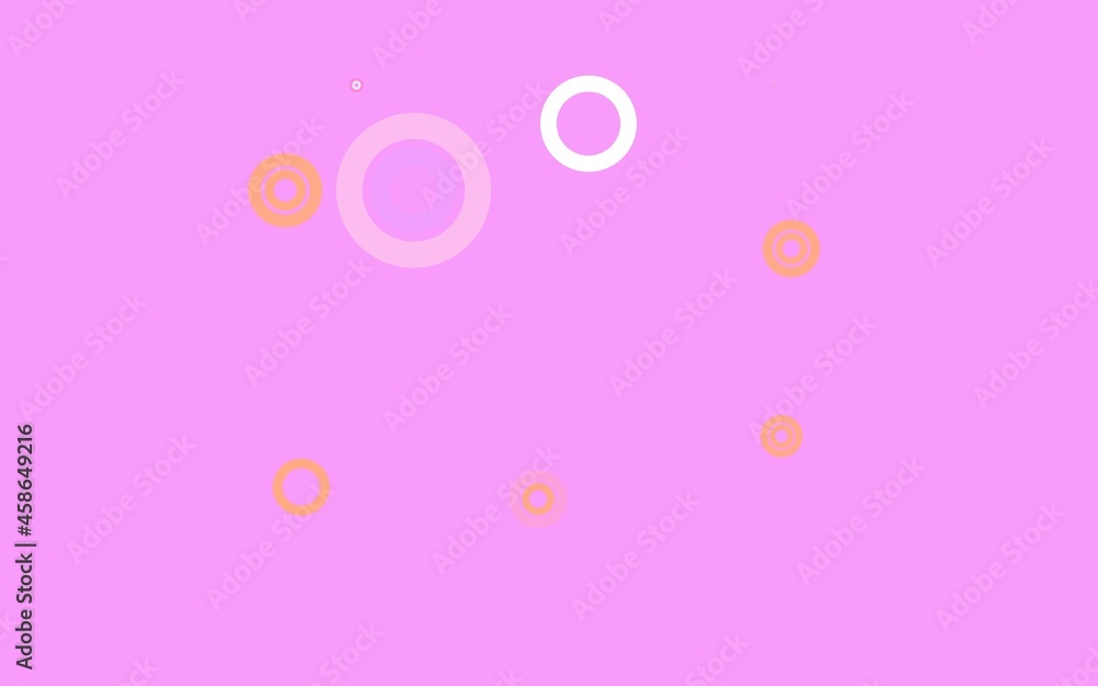 Light Pink, Red vector layout with circle shapes. Light Pink, Red vector layout with circle shapes.