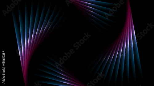 Fototapeta Naklejka Na Ścianę i Meble -  Purple and blue laser lines abstract hi-tech futuristic background