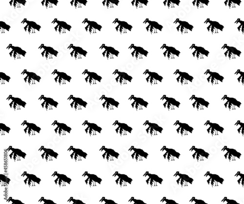 pattern fabric pattern cartoon animal crow © Joe Productions
