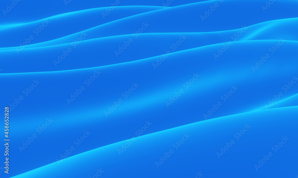 3D abstract blue rippled cloth. Wavy background. 3D abstract blue rippled cloth. Wavy background.