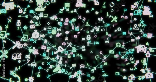 情報ネットワーク仮想空間のイメージ図
