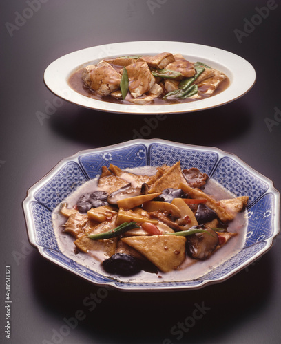 Chinese food. original photo size is 4by4 inches,did scan to digital image. photo