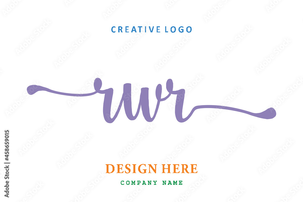RWR lettering logo is simple, easy to understand and authoritative RWR lettering logo is simple, easy to understand and authoritative