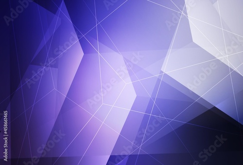 Light Purple vector texture with triangular style.