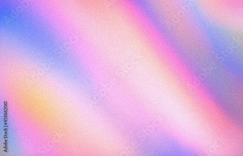 Photographie Abstract pink pastel holographic blurred grainy gradient background texture