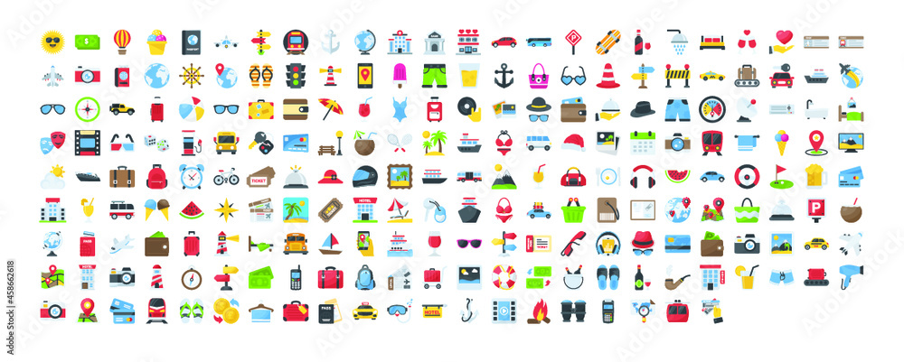 Travel and Places vector icon Travel and Places vector icon