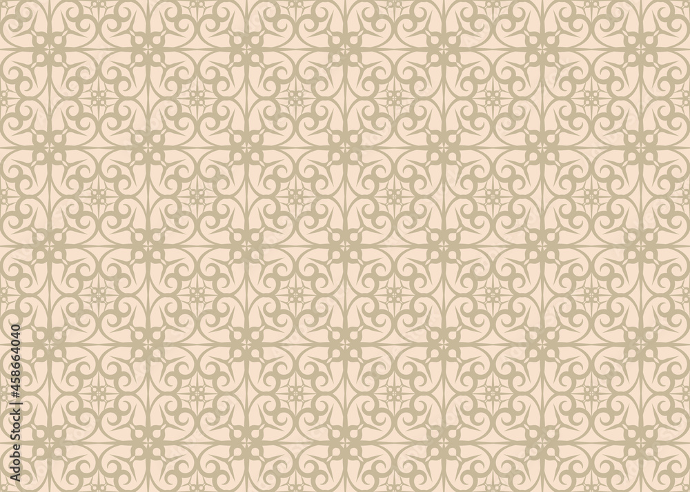 Floral Seamless Pattern Traditional Style Floral Seamless Pattern Traditional Style